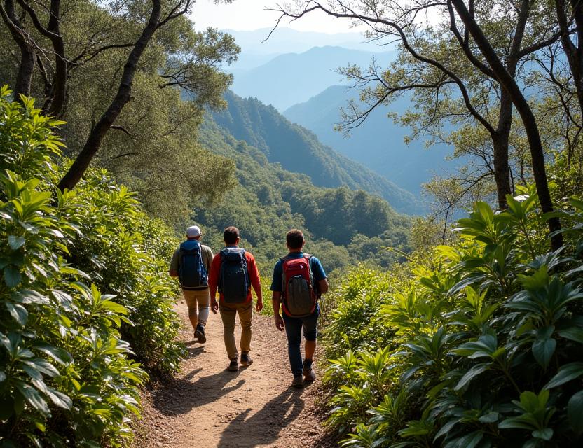 Trekking guiado en los Andes colombianos